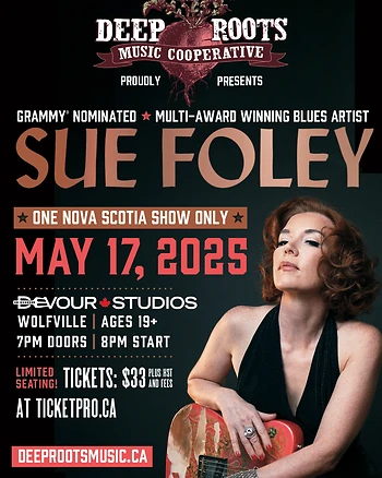 Poster for Sue Foley