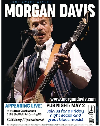 Poster for Pub Night with Morgan Davis
