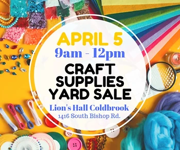 Poster for Craft Supply Sale