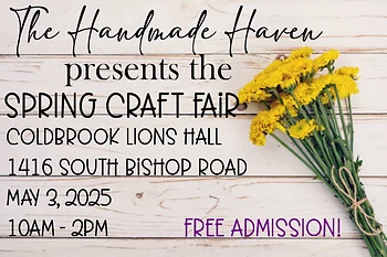 Poster for Spring Craft Fair