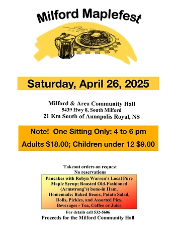 Poster for Milford Maplefest