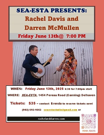 Poster for Rachel Davis and Darren McMullen