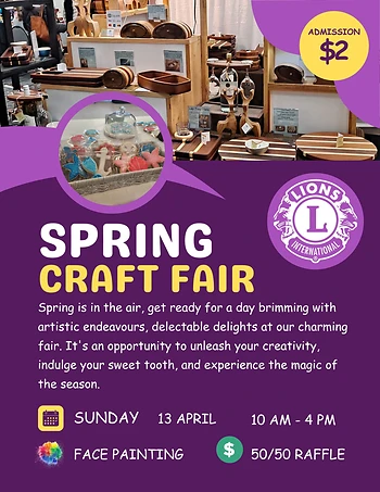 Poster for Spring Craft Fair