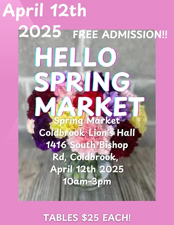Poster for Hello Spring Market