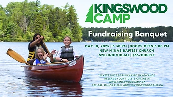 Poster for Kingswood Camp Fundraising Banquet