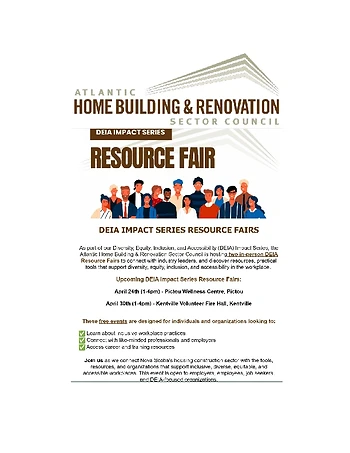 Poster for DEIA Impact Series Resource Fair
