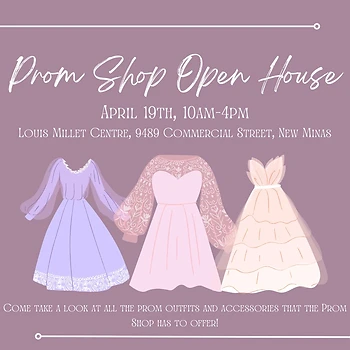 Poster for Prom Shop Open House