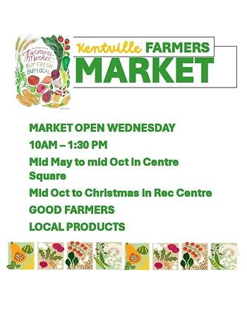 Poster for Kentville Farmers Market