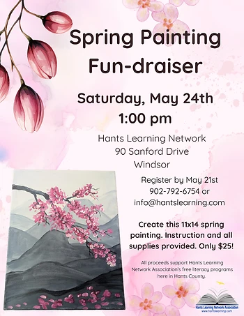 Poster for Spring Painting Workshop