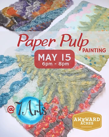 Poster for Paper Pulp Painting