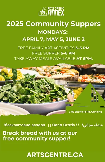 Poster for Community Supper