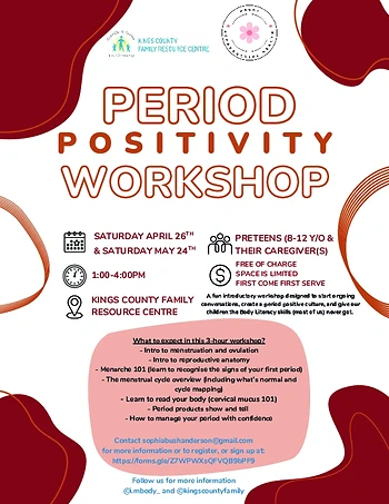 Poster for Period Positivity Workshop