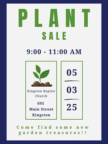Poster for Plant Sale