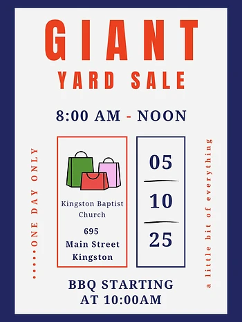 Poster for Giant Yard Sale