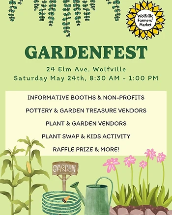 Poster for GardenFest Market