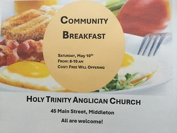 Poster for Community Breakfast