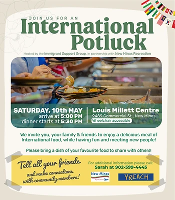 Poster for International Pot Luck Dinner