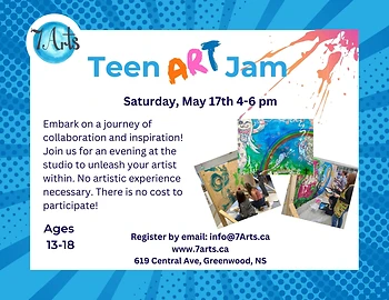 Poster for Teen Art Jam