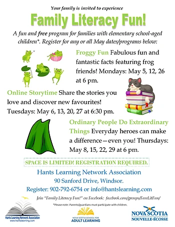 Poster for Online Storytime