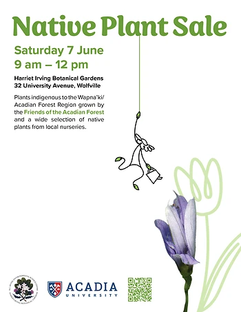 Poster for Native Plant Sale