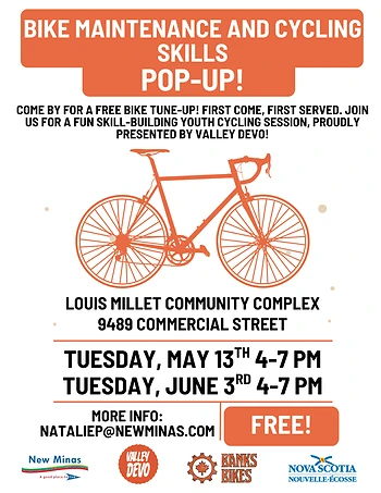 Poster for Bike Maintenance and Cycling Skills Pop-Up