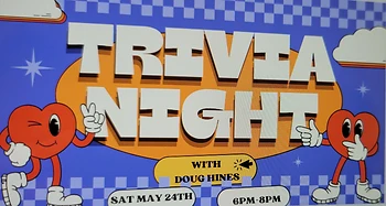 Poster for Trivia Night with Doug Hines