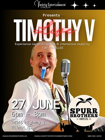 Poster for Music with Timothy V