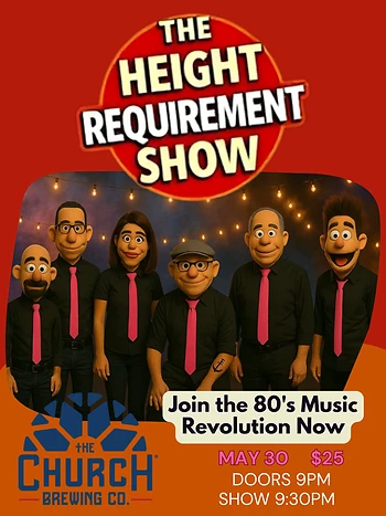 Poster for Height Requirement - 80's music all night long