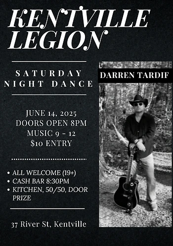 Poster for Dance with Darren Tardif