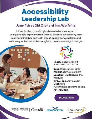 Poster for The Accessibility Leadership Lab