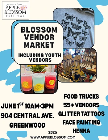 Poster for Blossom Vendor Market