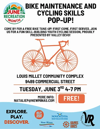 Poster for Bike Maintenance and Cycling Skills Pop-Up