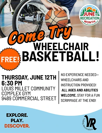 Poster for Wheelchair Basketball Try It