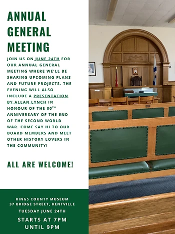 Poster for Annual General Meeting