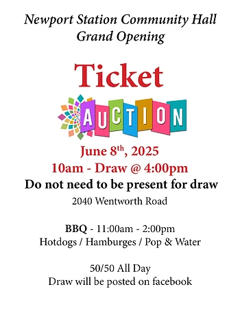 Poster for Ticket Auction