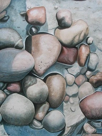 Poster for Beach Walk - Meet Artist
