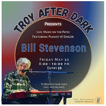 Poster for Troy After Dark with Bill Stevenson