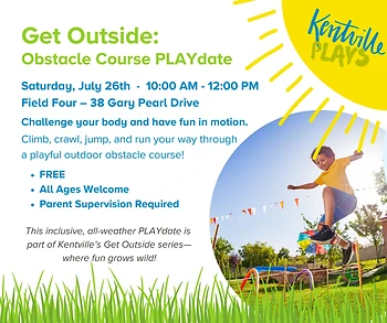 Poster for Obstacle Course PLAYdate