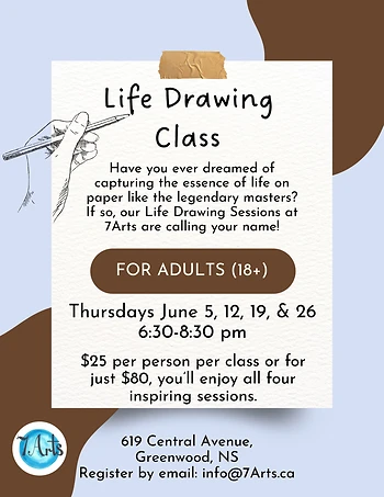 Poster for Life Drawing Series