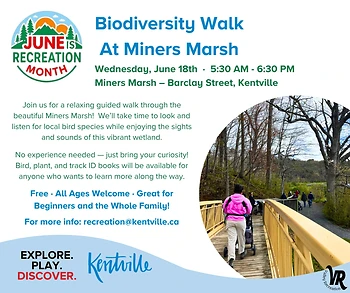 Poster for Biodiversity Walk