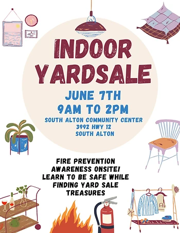 Poster for Yardsale & Wildfire Prevention