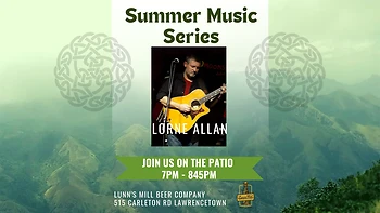 Poster for Patio Concert with Lorne Allan