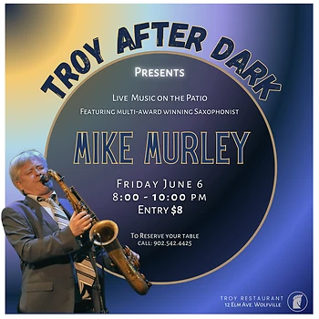 Poster for Jazz Night with Mike Murley