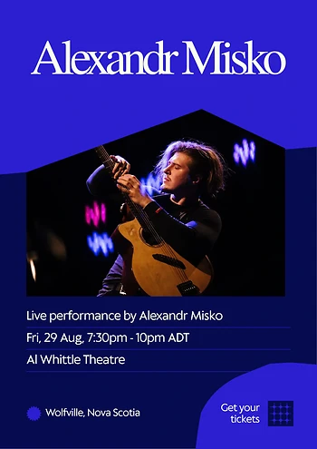 Poster for Alexandr Misko (Solo Guitarist)