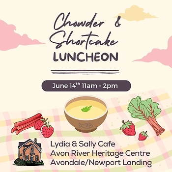 Poster for Chowder & Shortcake Luncheon