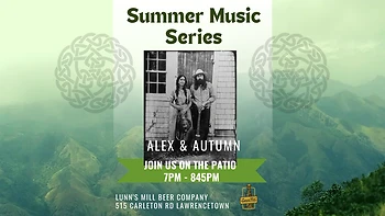 Poster for Patio Music with Alex and Autumn
