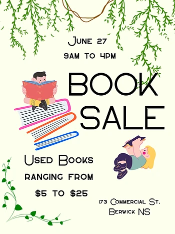 Poster for Book Sale