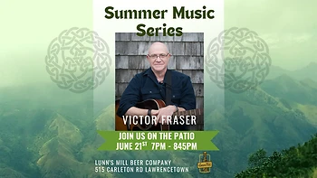 Poster for Patio Concert with Victor Fraser