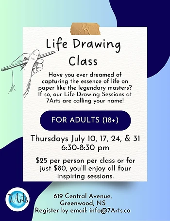 Poster for Life Drawing Class