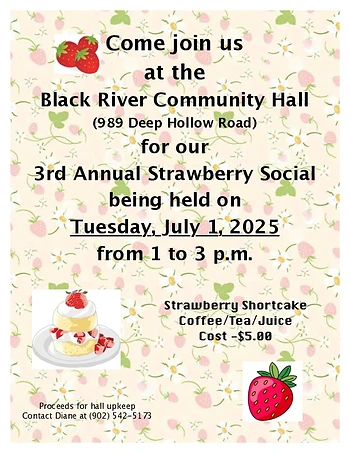 Poster for Strawberry Shortcake Social
